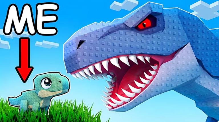 Official +1 Dino Evolution Roblox stage battle screenshot